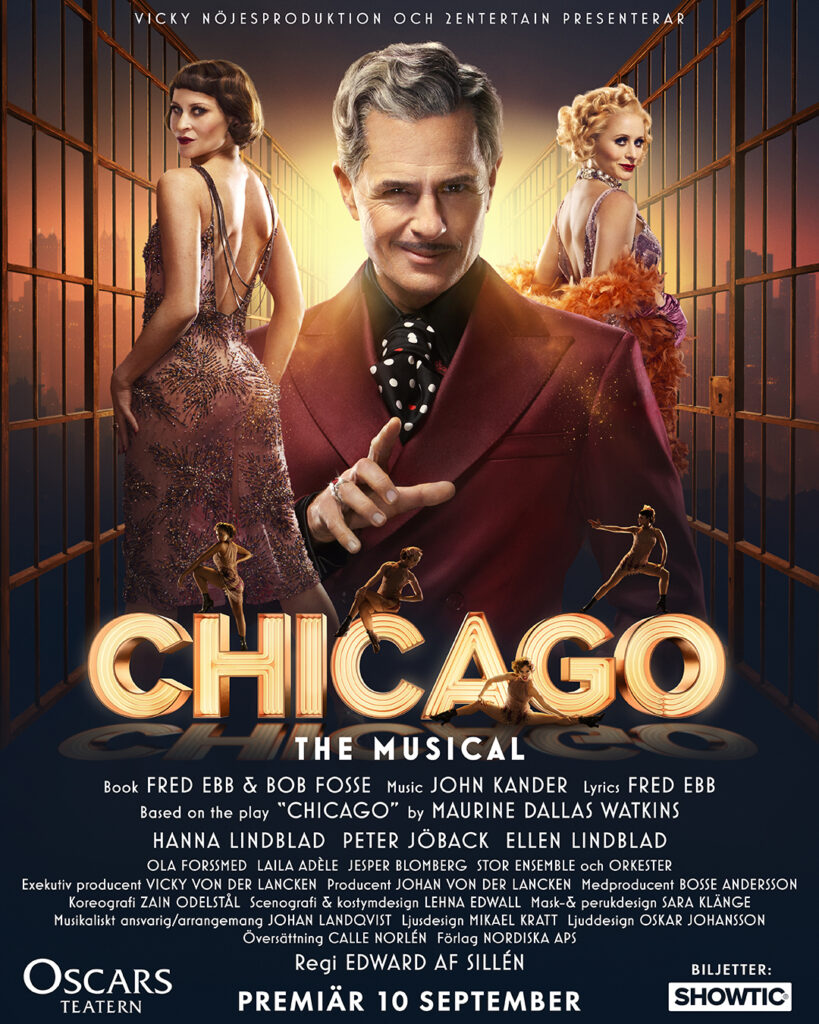 Chicago - höstens stora musikal i Stockholm